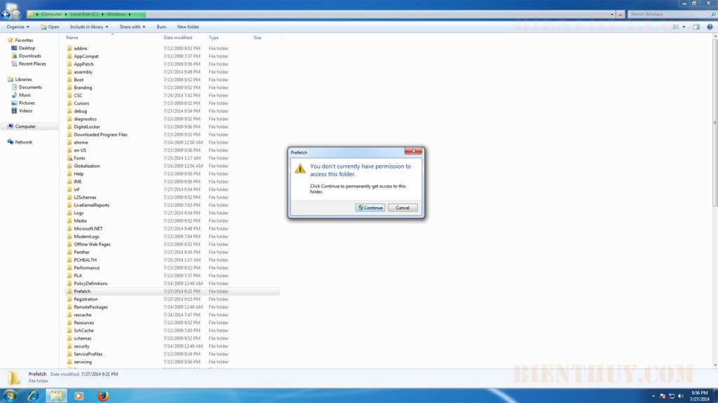 Tăng tốc máy tính với CCleaner và vài thủ thuật nhỏ 4 Delete Prefetch Files