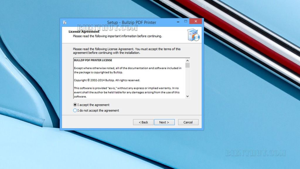 Cách cài đặt và sử dụng Bullzip PDF Printer 4 Cách cài đặt Bullzip PDF Printer bước 3