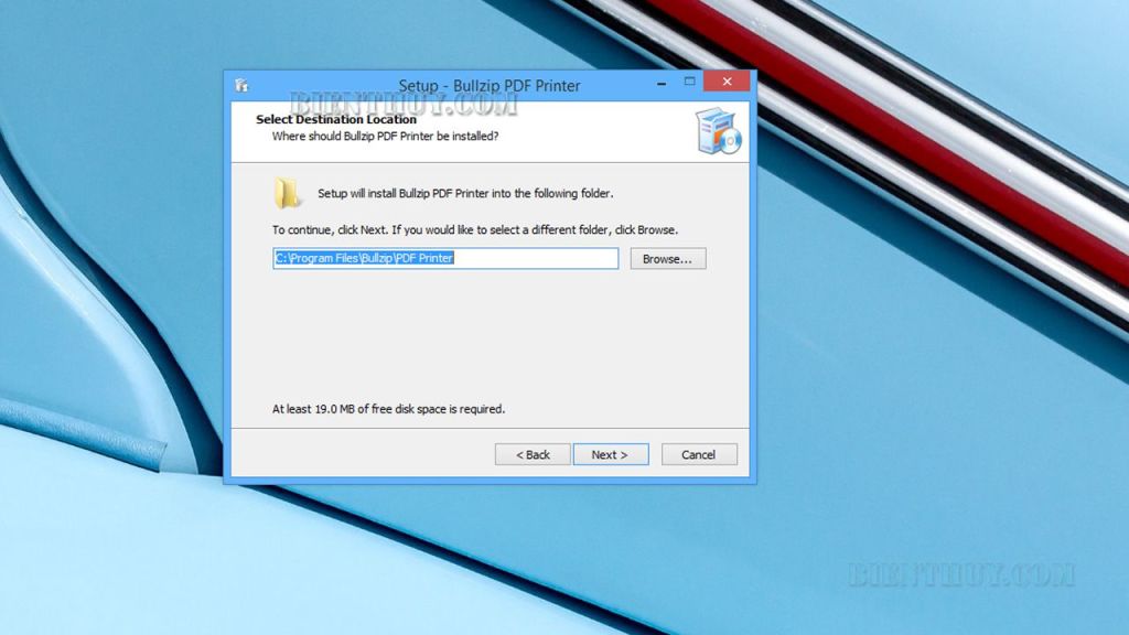 Cách cài đặt Bullzip PDF Printer bước 4