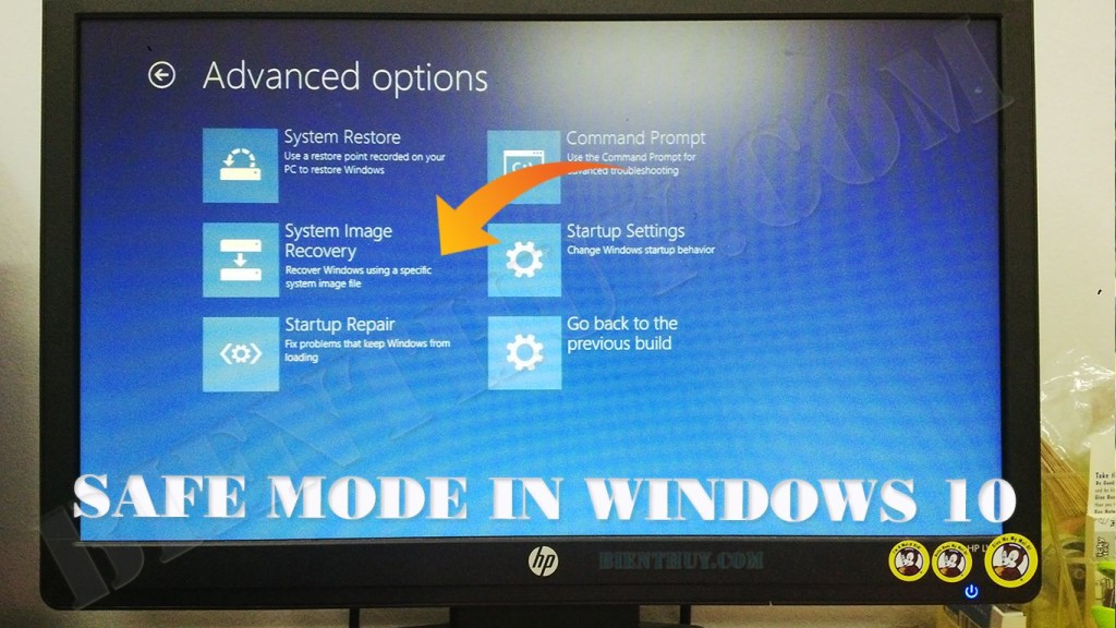 How to boot to Safe Mode in windows 10 