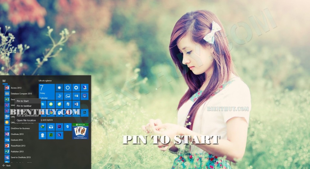 How to pin to start, unpin from start, pin to taskbar on windows 10 3 Pin to start on windows 10