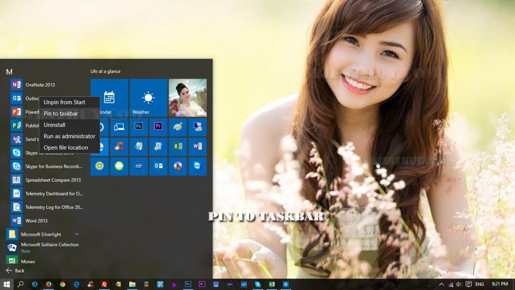How to pin to start, unpin from start, pin to taskbar on windows 10 7 How to Pin to Taskbar on Windows 10