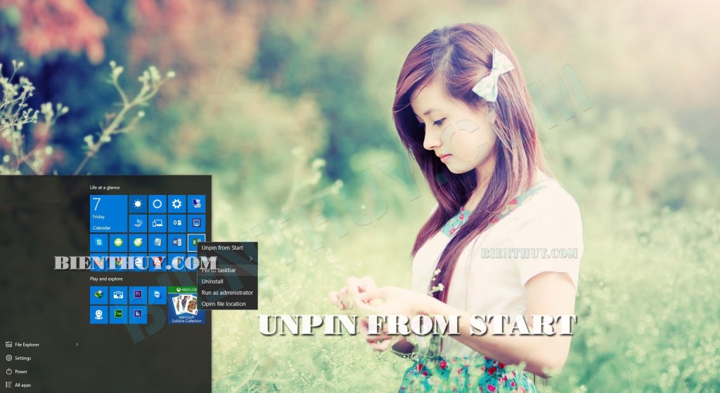 How to pin to start, unpin from start, pin to taskbar on windows 10 4 Unpin from start on windows 10