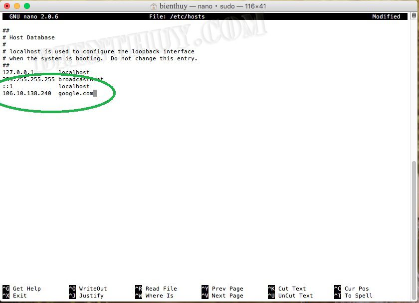 How to edit the Hosts file on Mac OS X 6 How to edit the Hosts file on MAC OSX